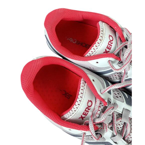 Xero HFS Lightweight Barefoot Sneaker Silver Blue Size 9.5 Road Running Fitness - Picture 9 of 11